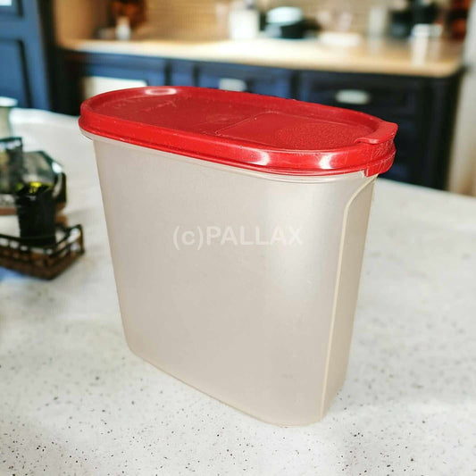 TUPPERWARE A63 EIDGENOSSE 1,7 L ROT MIT SCHÜTTKLAPPE VORRATSDOSE