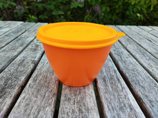 TUPPERWARE B16 BUNTES TRIO SCHÜSSEL 375 ML ORANGE