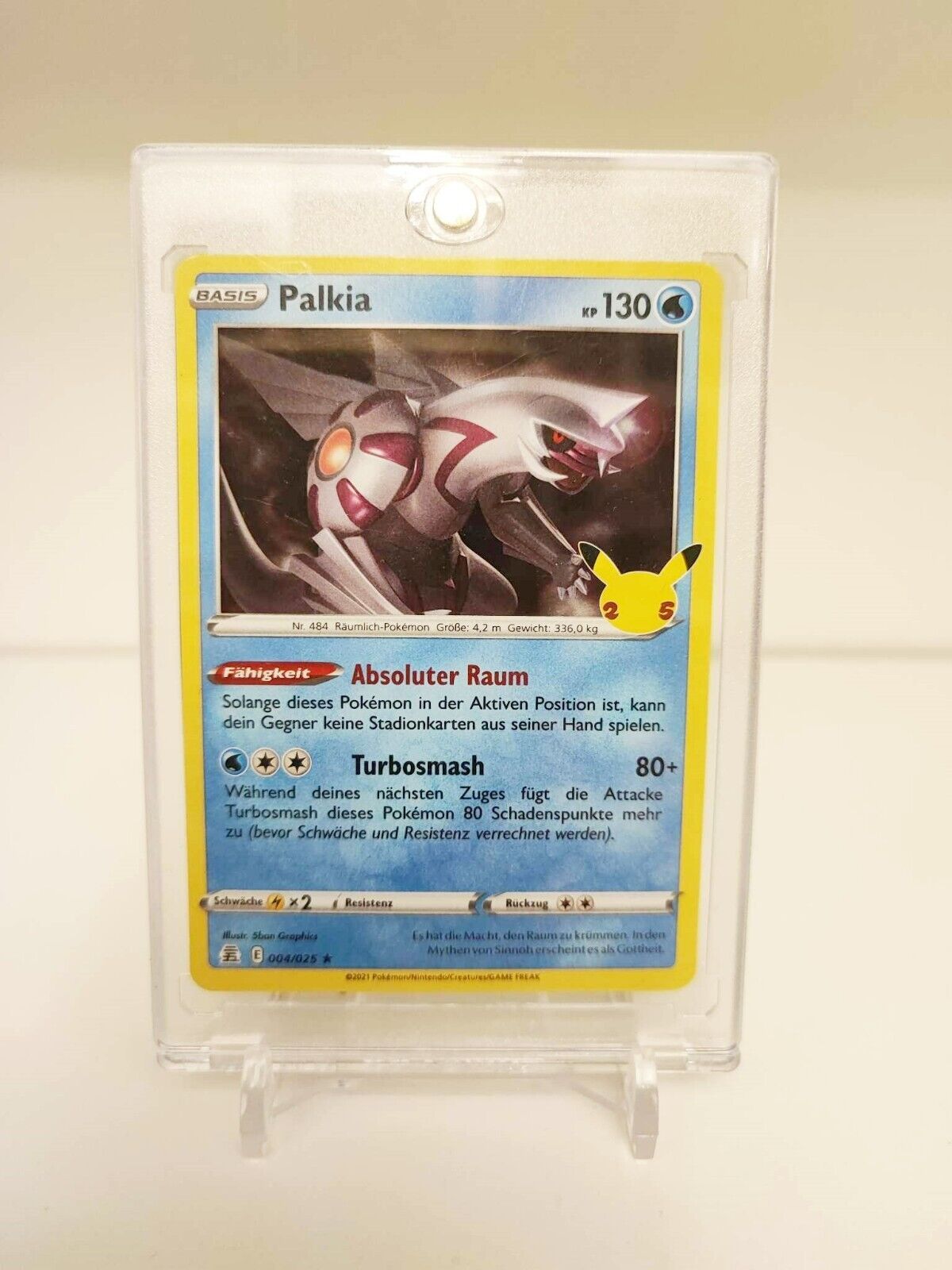 POKÈMON CELEBRATIONS 004/025 PALKIA HOLO DEUTSCH