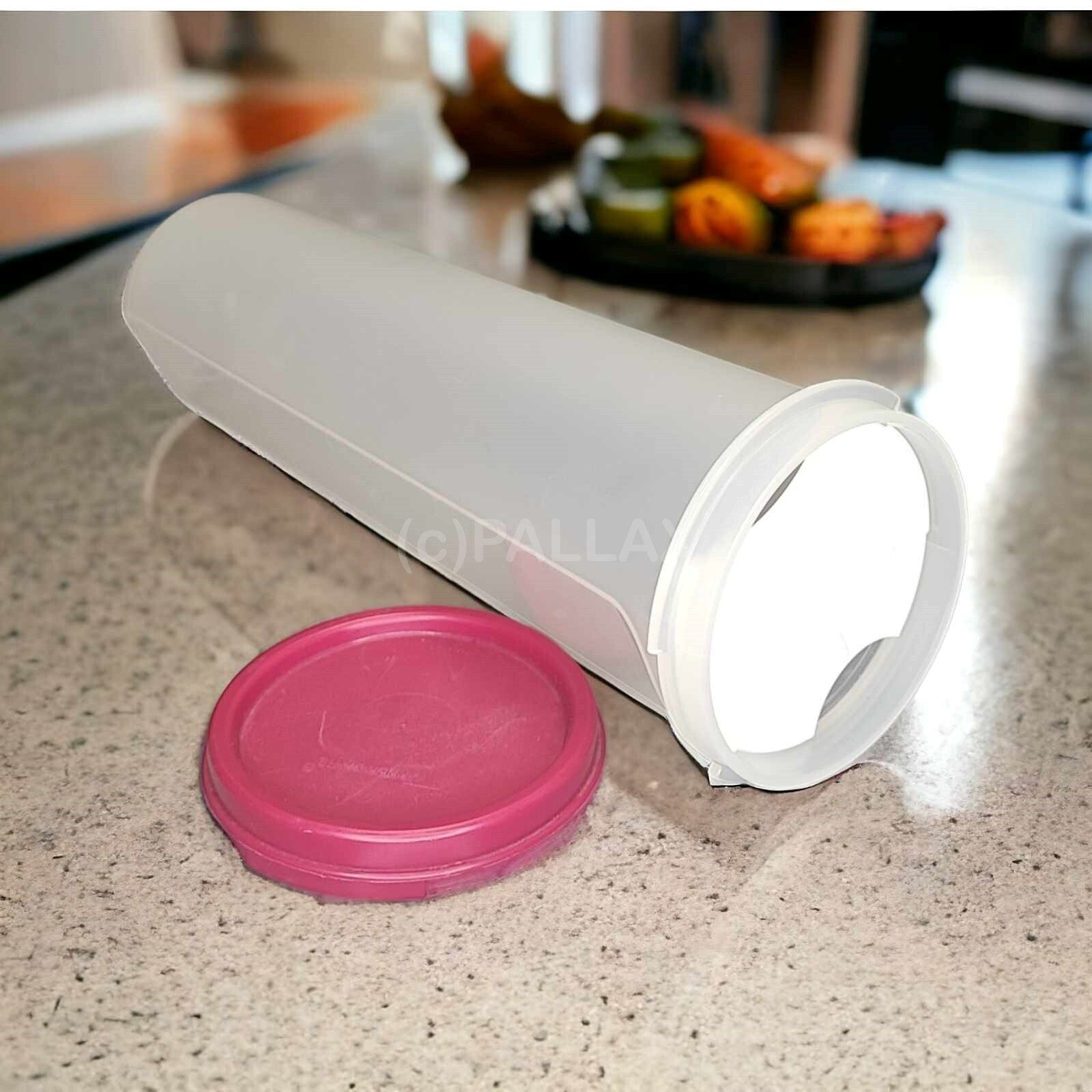 TUPPERWARE A79 CAMPANILE 1,1 L BROMBEER-ROT EIDGENOSSE RUND VORRATSDOSE