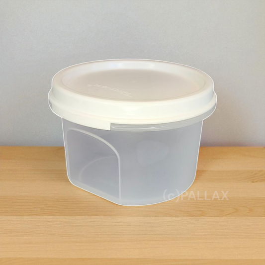 TUPPERWARE A76 EIDGENOSSE RUND 200 ML WEISS VORRATSDOSE