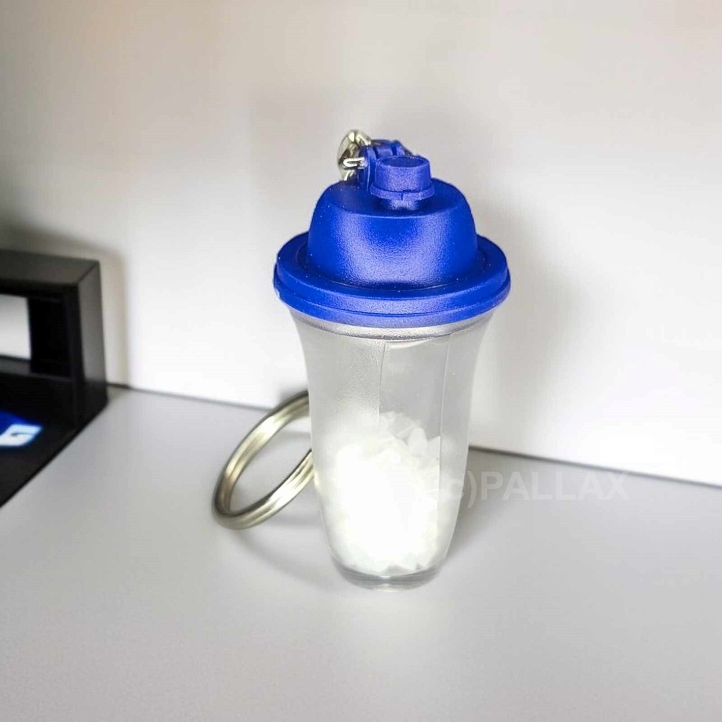 TUPPERWARE SCHLÜSSELANHÄNGER MIX-FIX BLAU