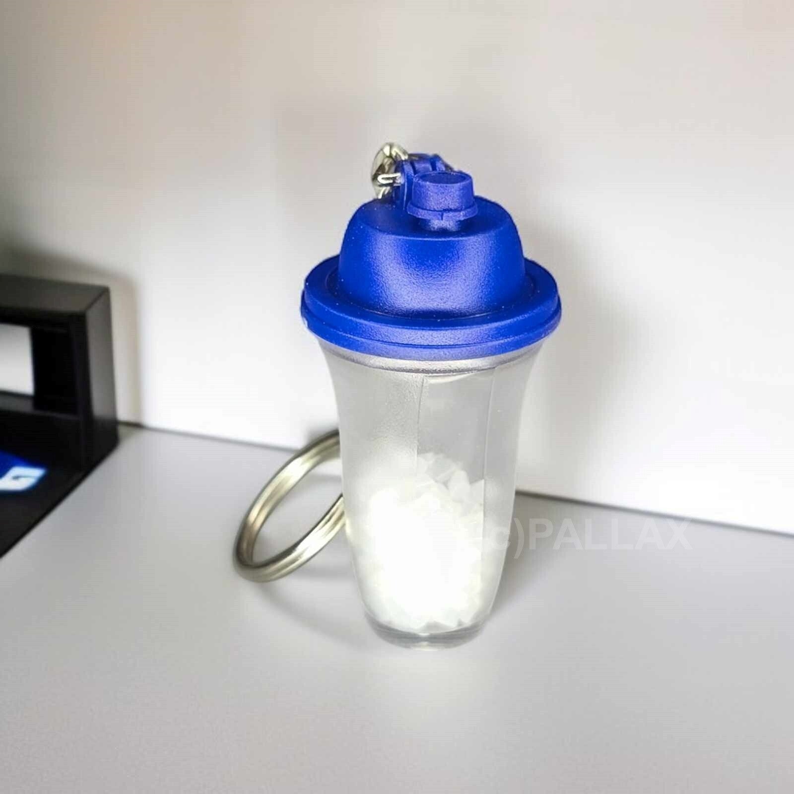 TUPPERWARE SCHLÜSSELANHÄNGER MIX-FIX BLAU