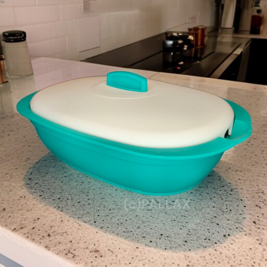 TUPPERWARE THERMO-TERRINE 1,7 L GRÜN WEISS THERMOSCHÜSSEL SONDERMODELL