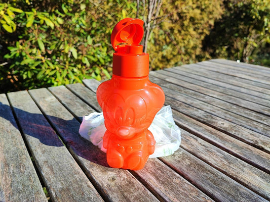 TUPPERWARE C170 ECO EASY MICKY MAUS KINDER-TRINKFLASCHE 350 ML ROT