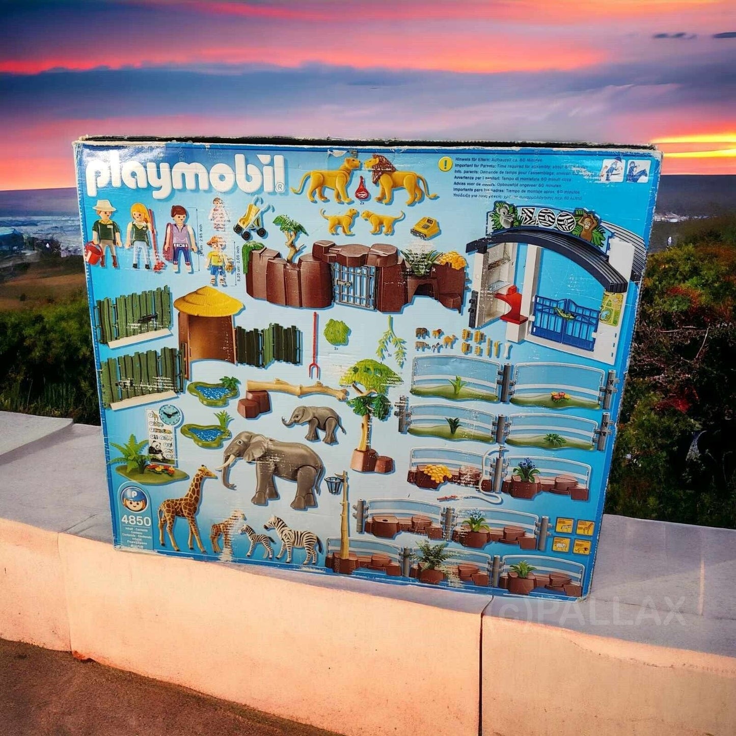 PLAYMOBIL 4850 GROSSER TIERPARK ZOO + BOX / 2010
