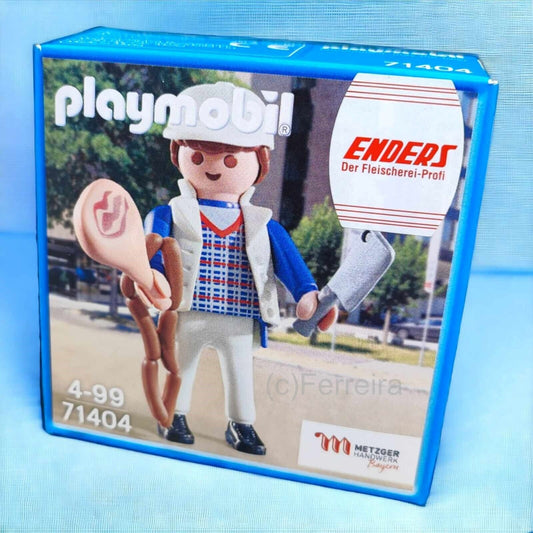 PLAYMOBIL 71404 METZGER METZGER-HANDWERK BAYERN FLEISCHEREI ENDERS WERBEFIGUR