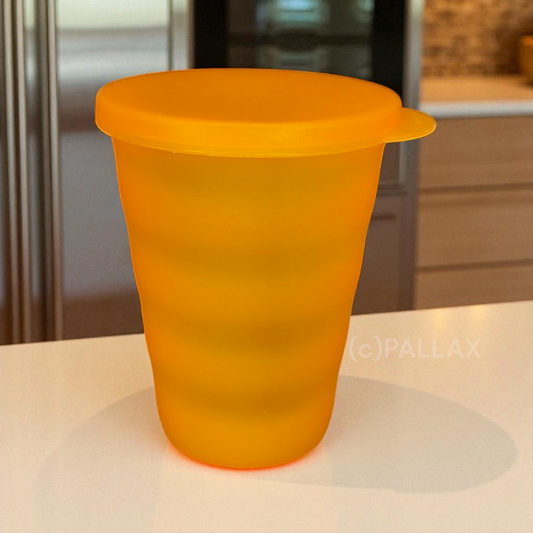 TUPPERWARE J16 JUNGE WELLE TRINKBECHER 330 ML   ORANGE