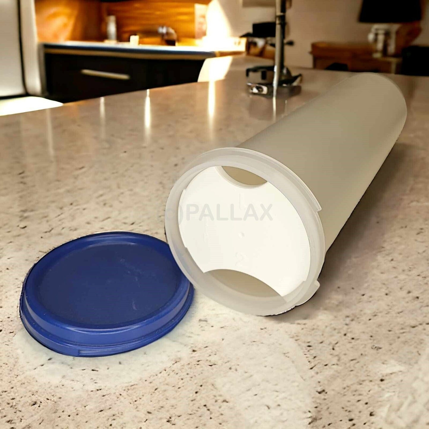 TUPPERWARE A79 CAMPANILE 1,1 L BLAU VORRATSDOSE