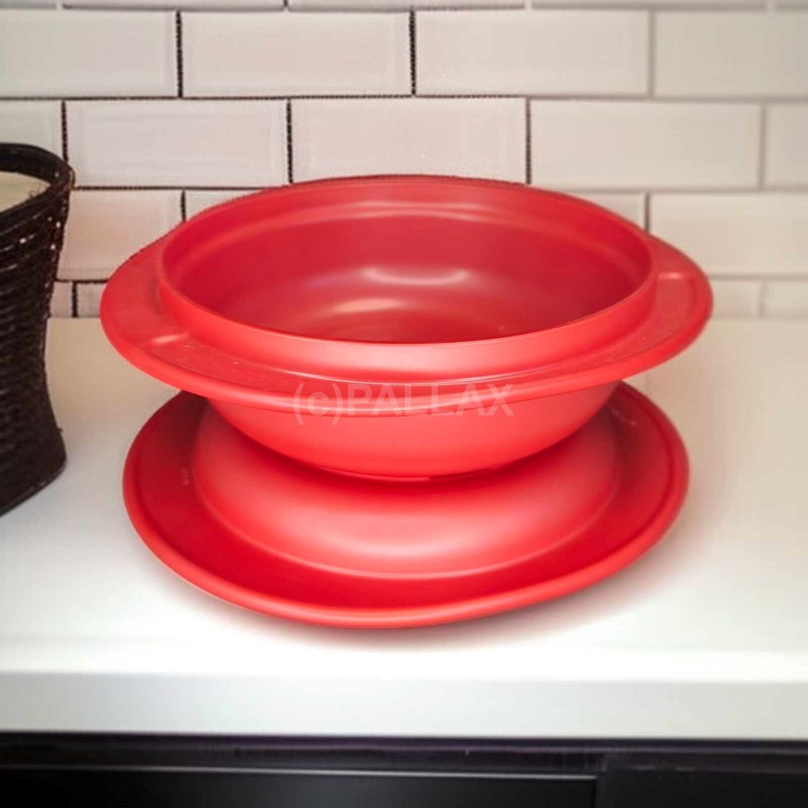 TUPPERWARE ULTRA-PLUS KASSEROLLE 500 ML ROT SONDERMODELL BACKOFEN MIKROWELLE