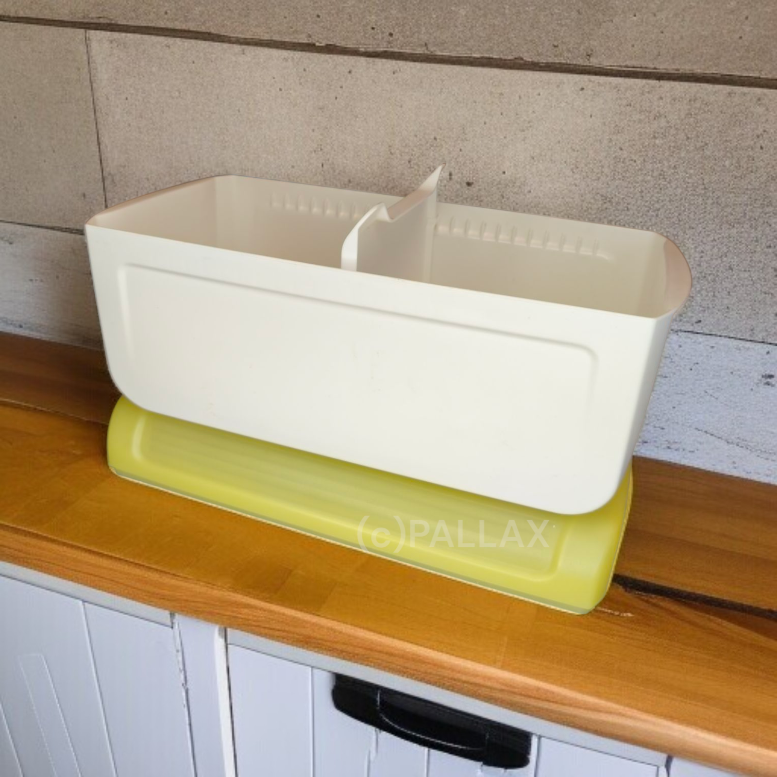 TUPPERWARE A143 JUNIOR-BROTMAX WEISS GELB BROTKORB BROTDOSE
