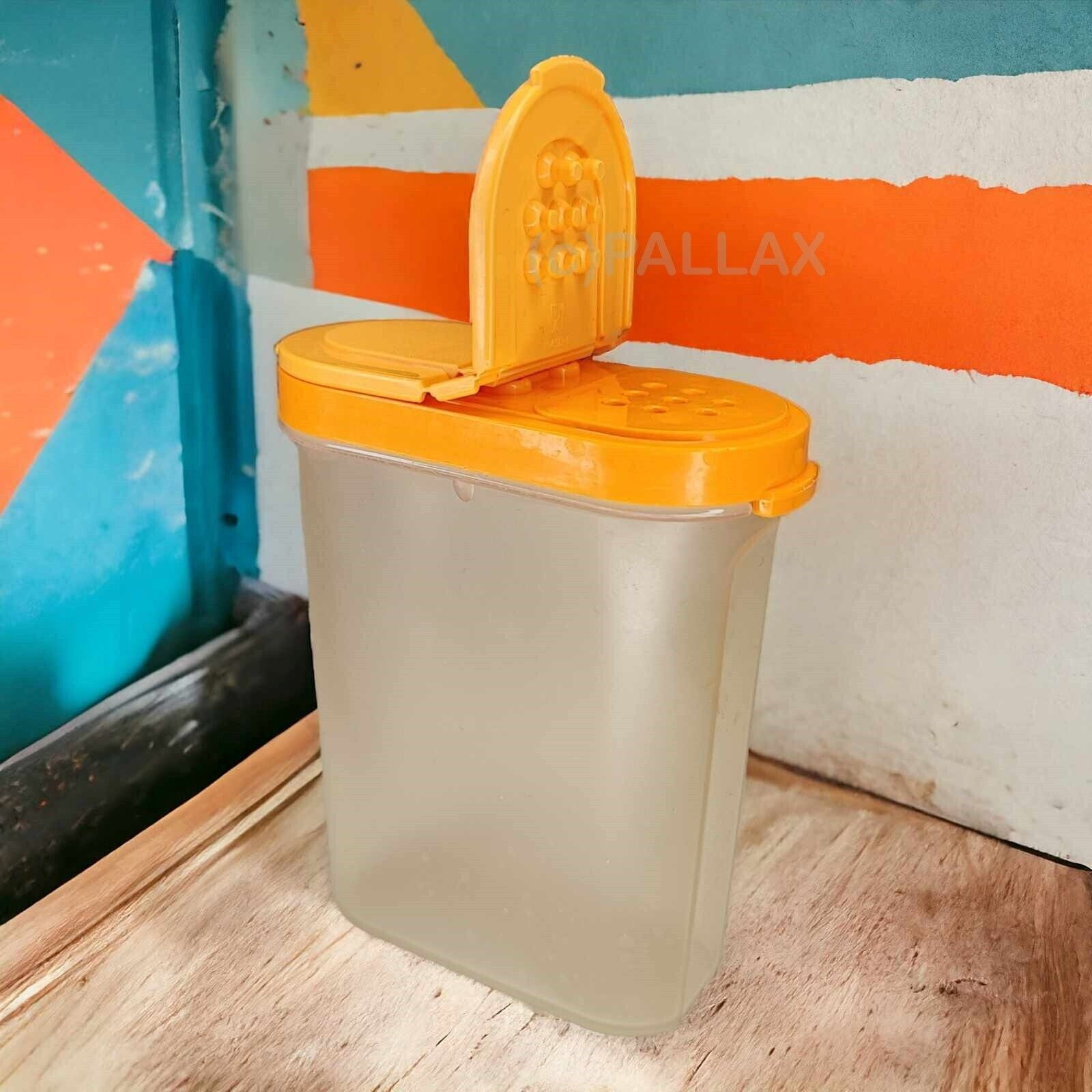 TUPPERWARE A91 GEWÜRZ-RIESE 270 ML ORANGE GEWÜRZSTREUER SALZ PFEFFER