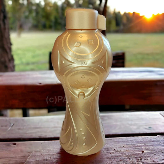 TUPPERWARE ECO EASY TRINKPOKAL 750 ML FIFA WORLD CUP 2018 TRINKFLASCHE GOLD