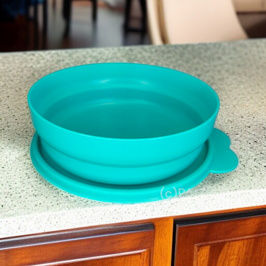 TUPPERWARE FRISCHE-DROPS SERVIERSCHALE 450 ML TÜRKIS SONDERMODELL