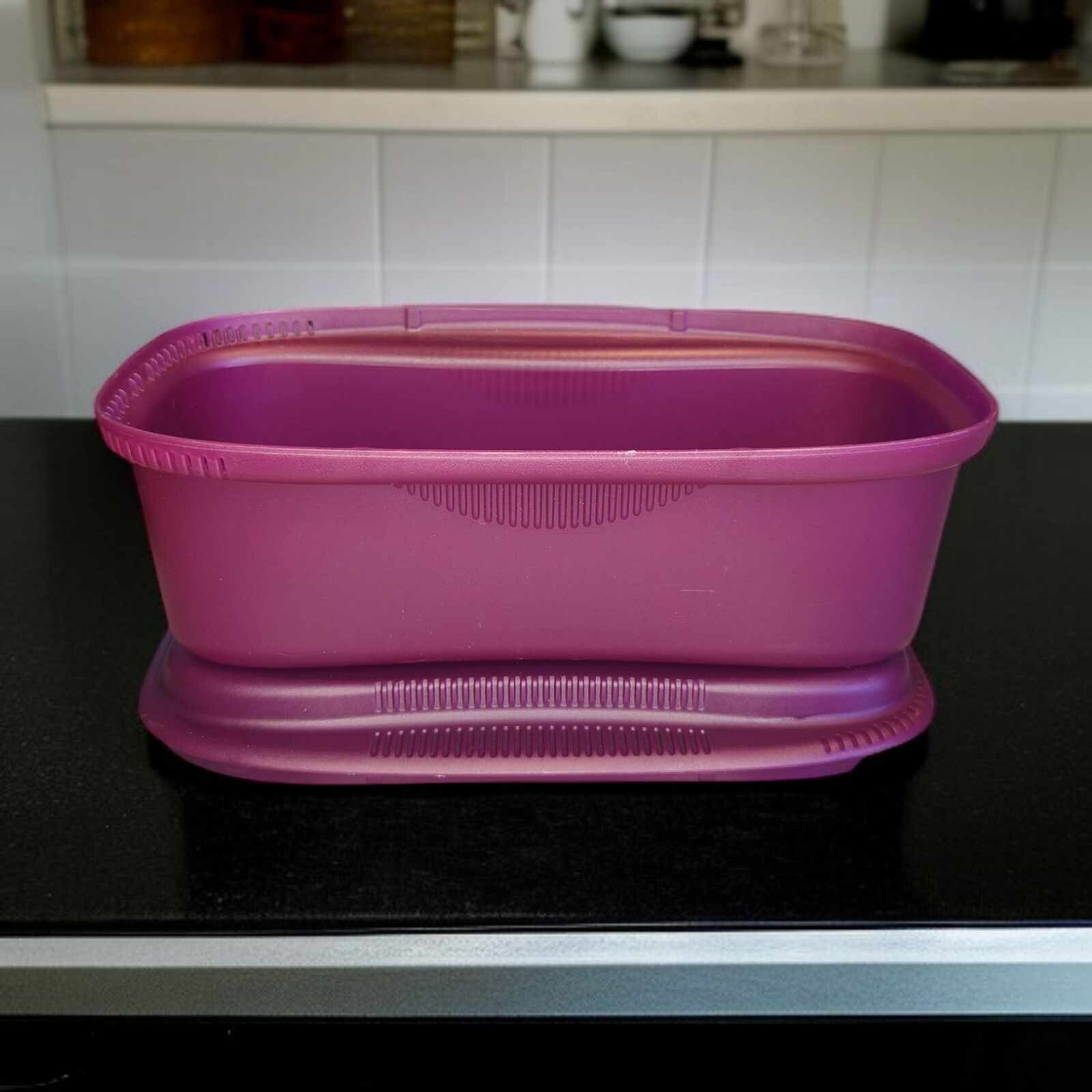 TUPPERWARE I57 PASTA-MEISTER 1,9 L LILA NUDELN AUS DER MIKROWELLE