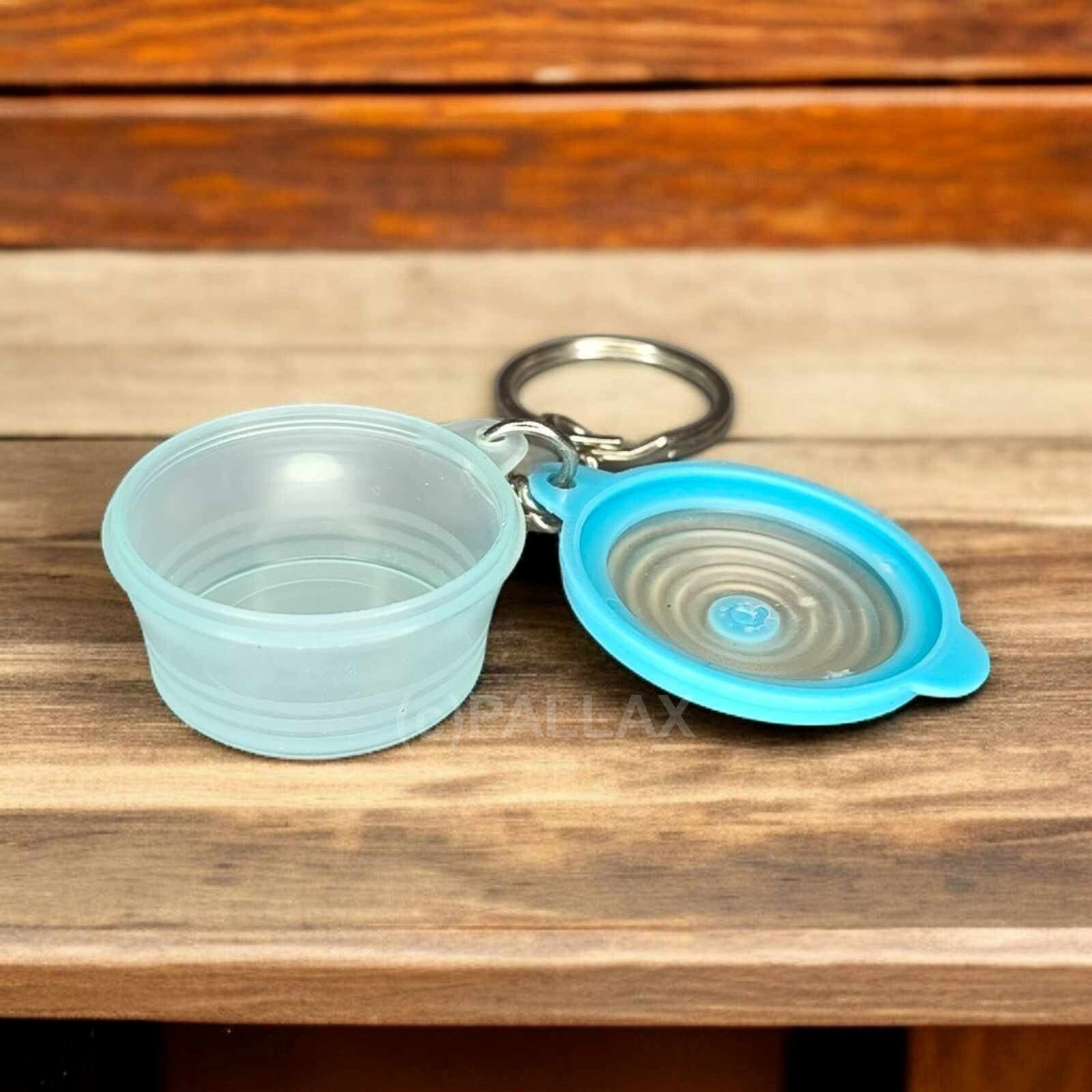 TUPPERWARE SCHLÜSSELANHÄNGER BUNGEE HELLBLAU
