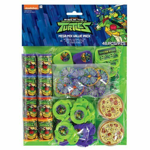 TEENAGE MUTANT NINJA TURTLES MEGA PARTY-SET 48-TEILIG