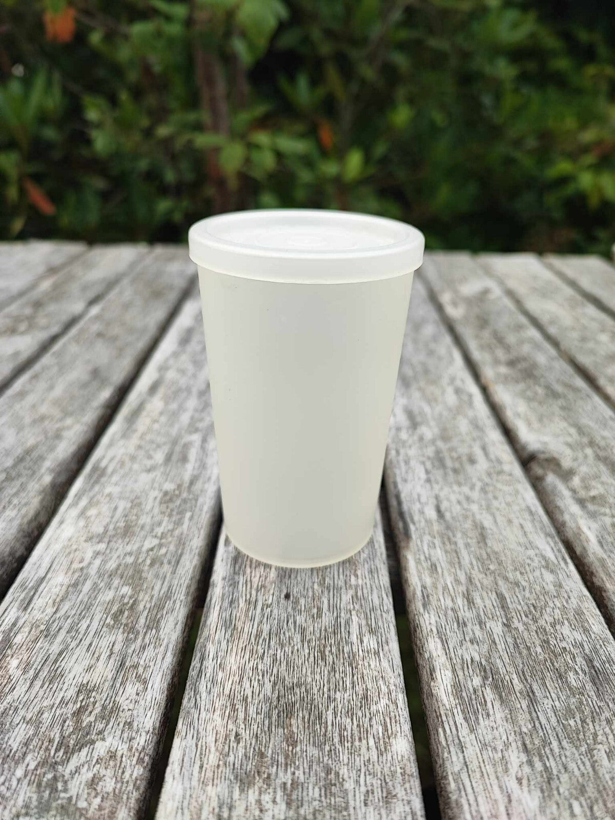 TUPPERWARE VINTAGE BECHER 100 ML FARBLOS