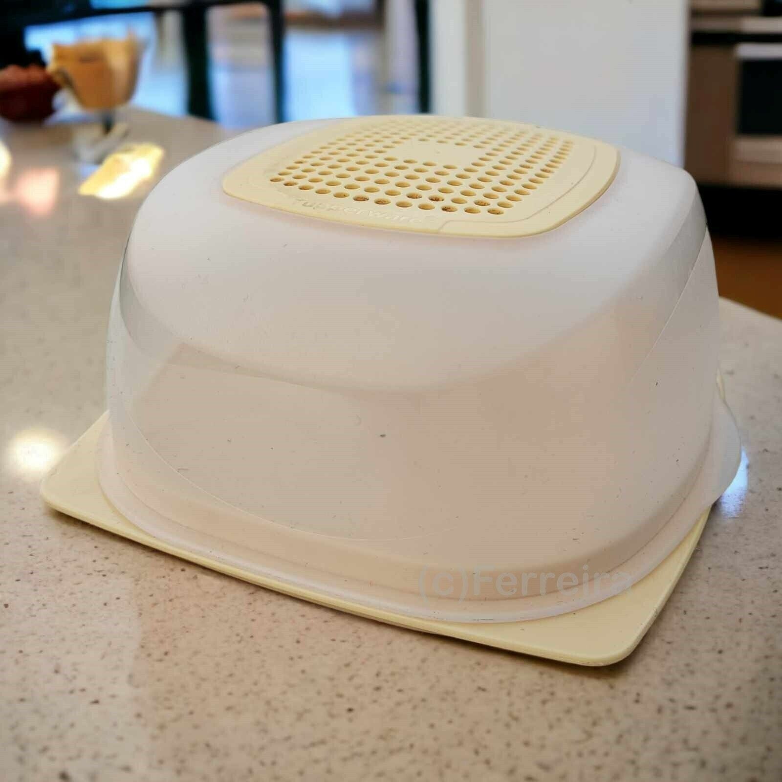 TUPPERWARE A137 MINI-KÄSEMAX GELB KÄSEBEHÄLTER VORRATSDOSE