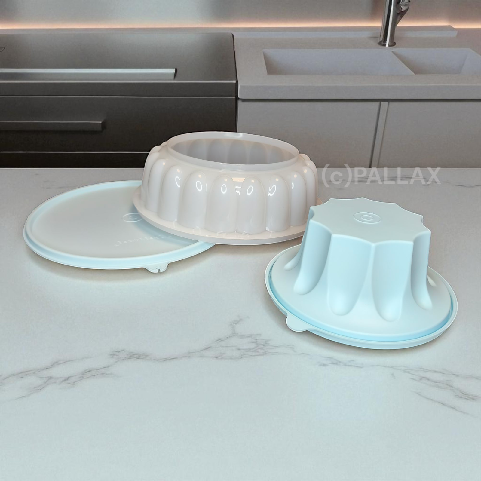 TUPPERWARE D17 SCHNEEWITTCHEN MINT PUDDING-FORM