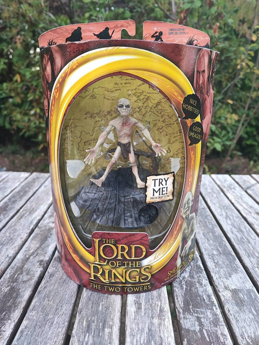 HERR DER RINGE GOLLUM TWO TOWERS RED BOX / TOY BIZ 2003 