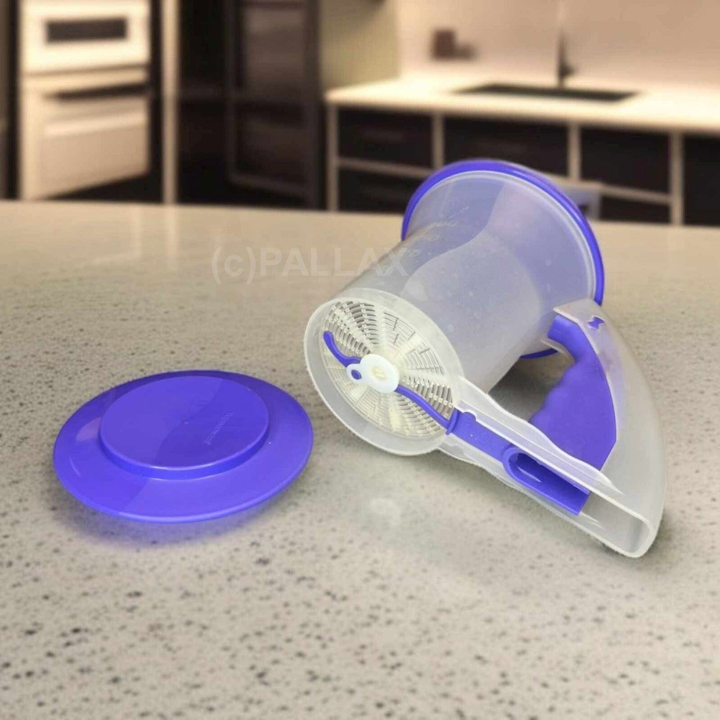 TUPPERWARE D26 RUCKI-ZUCKI LILA PUDERZUCKER-STREUER ZUCKER