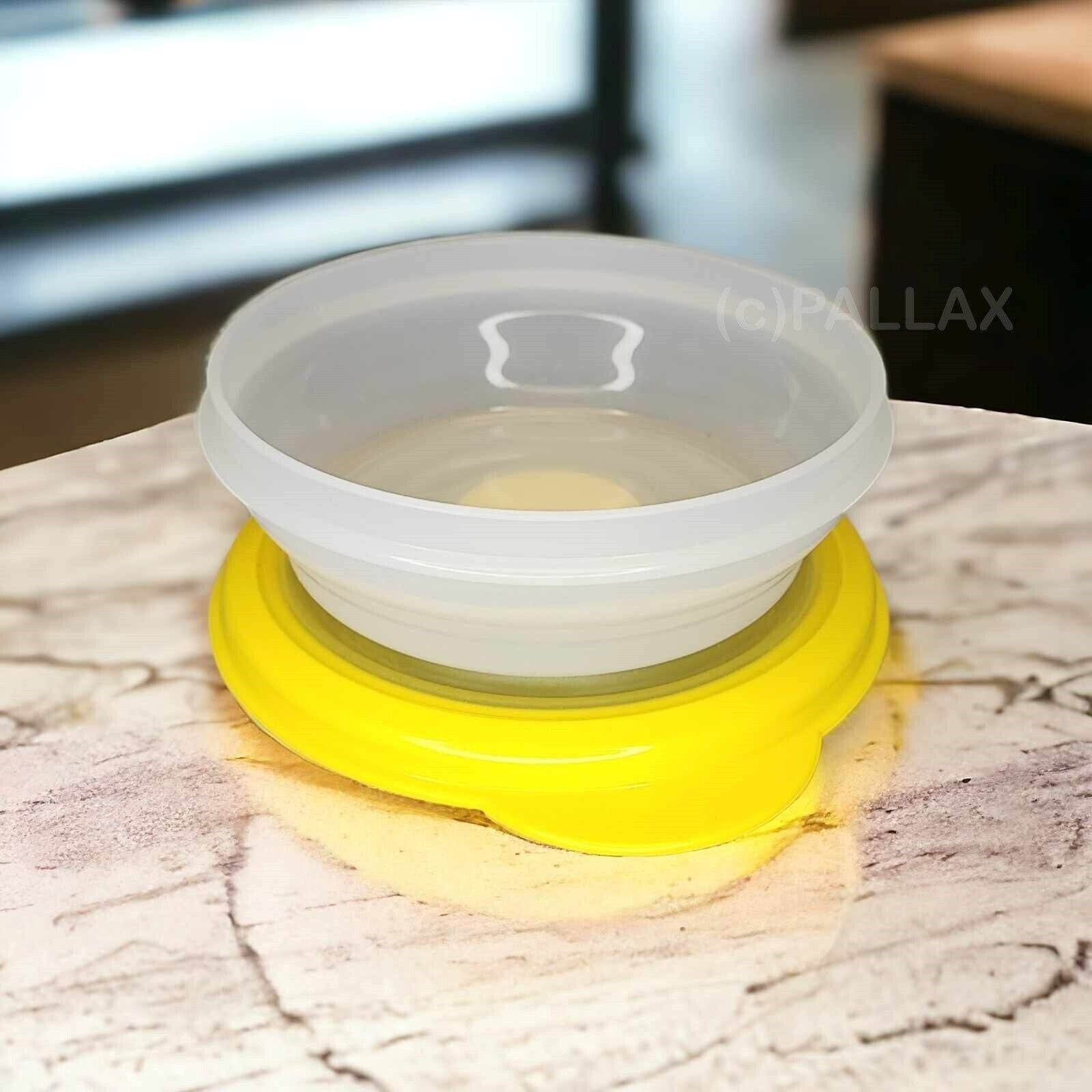 TUPPERWARE B34 BUNGEE 240 ML GELB WEISS VORRATSDOSE