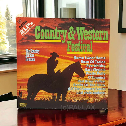 LP 12"  2x LP COUNTRY & WESTERN FESTIVAL DA 2079 / DELTA 1979