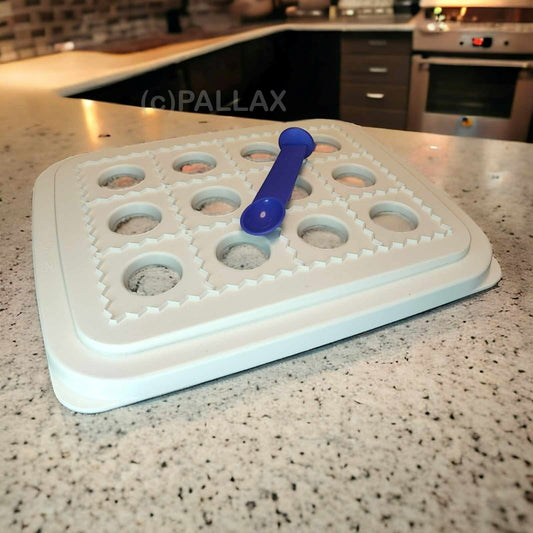 TUPPERWARE D152 BIG-SNACK WEISS LILA TEIGTASCHEN BACKEN