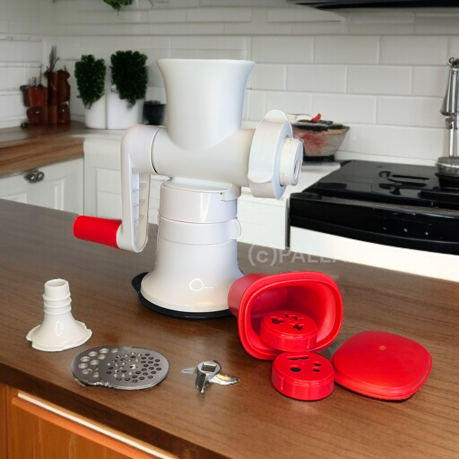 TUPPERWARE D205 PROFI-CHEF ROT WEISS FLEISCHWOLF