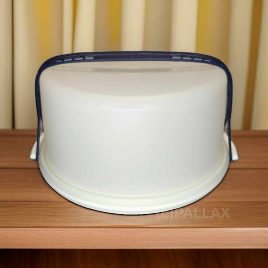 TUPPERWARE A44 KONDITOR WEISS GROSSER TORTENBEHÄLTER MIT GRIFF