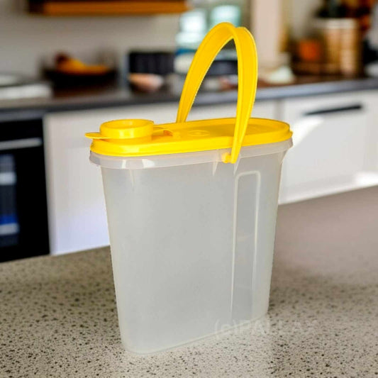 TUPPERWARE A29 MUNDSCHENK 2,0 L GELB SAFTKANNE MILCHKANNE MIT HENKEL
