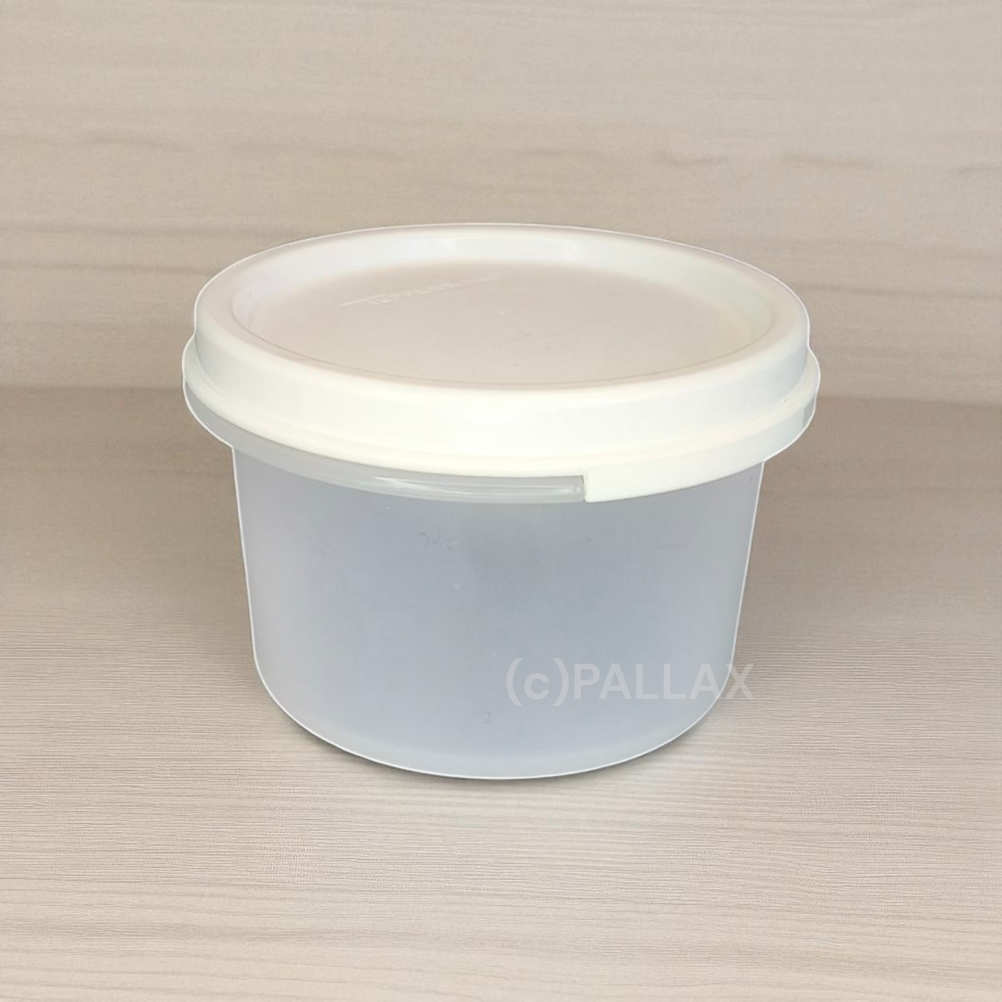 TUPPERWARE A76 EIDGENOSSE RUND 200 ML WEISS VORRATSDOSE