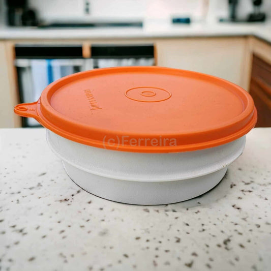 TUPPERWARE B05 STAPEL-QUICK 500 ML ORANGE WEISS VORRATSDOSE