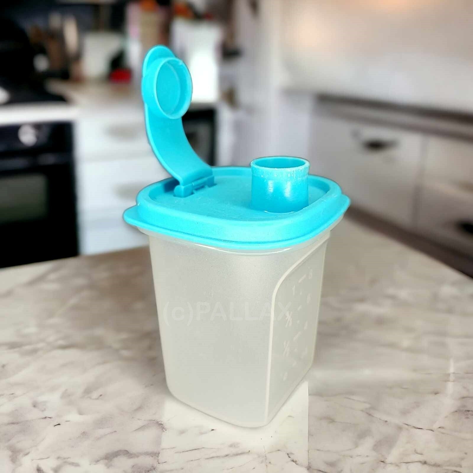TUPPERWARE MESS & GO 250 ML MESSBECHER ERFRISCHER HELLBLAU