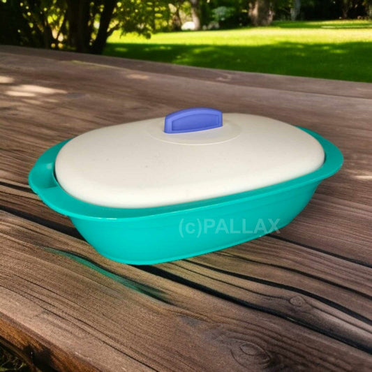 TUPPERWARE THERMO-TERRINE 1,7 L GRÜN WEISS SONDERMODELL