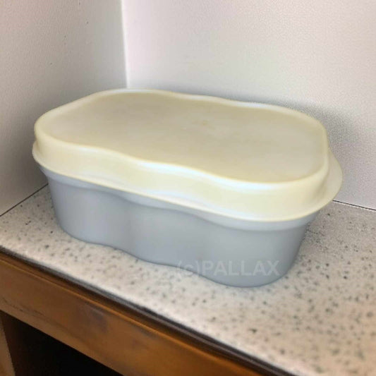 TUPPERWARE A51 LAIBWÄCHTER GRAU PERLMUTT BROTKORB BRÖTCHEN SONDERFARBE