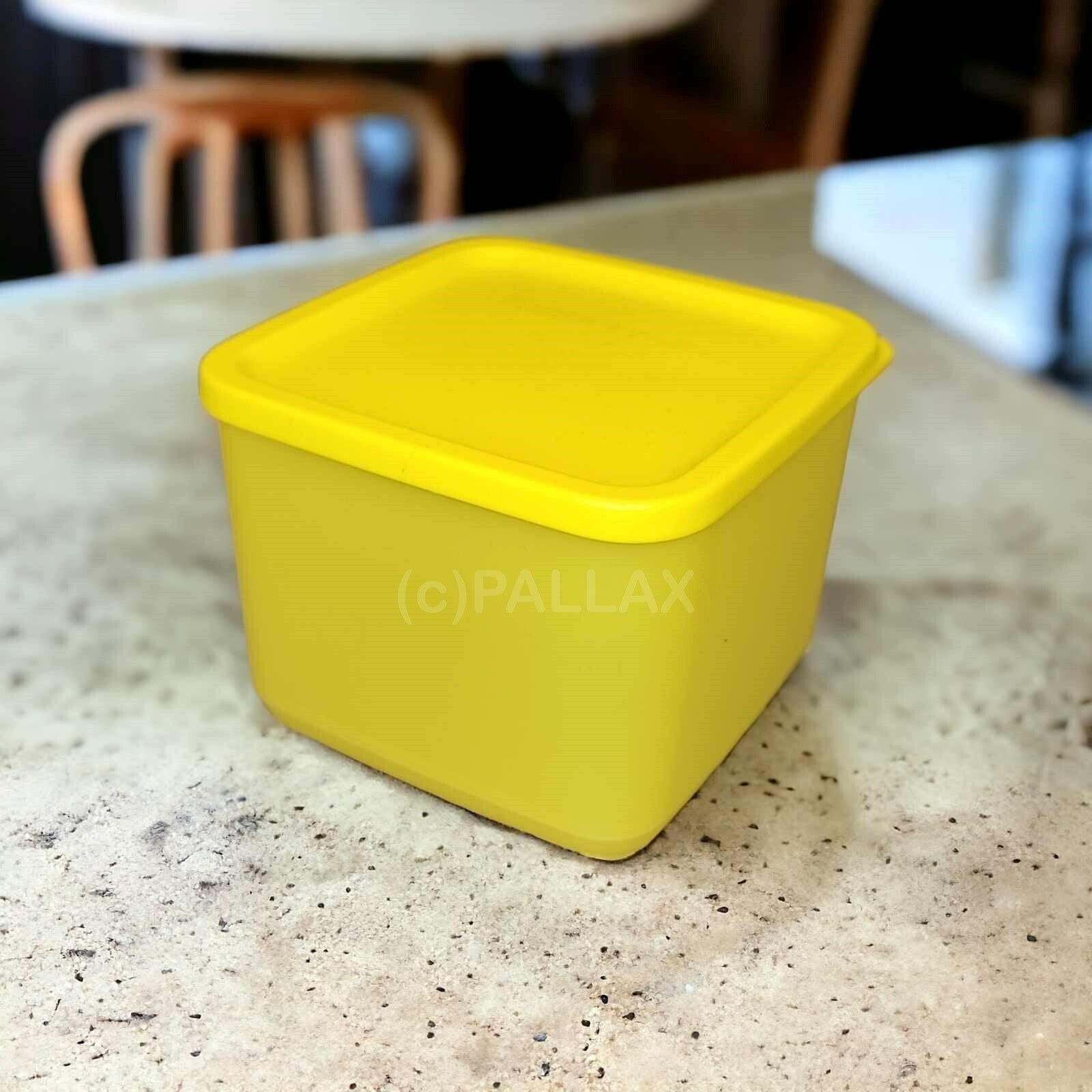 TUPPERWARE CUBIX 1,0 L GELB SONDERMODELL VORRATSBEHÄLTER