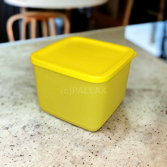 TUPPERWARE CUBIX 1,0 L GELB SONDERMODELL VORRATSBEHÄLTER