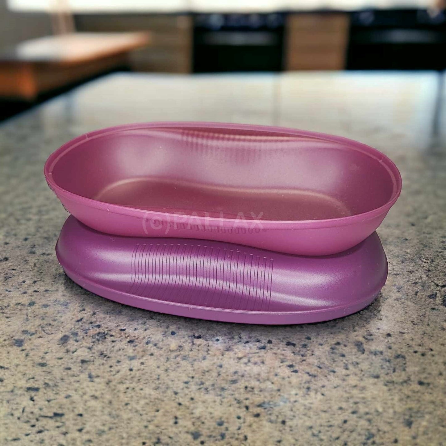 TUPPERWARE I58 OMELETT-MEISTER LILA 430 ML OMELETT AUS DER MIKROWELLE