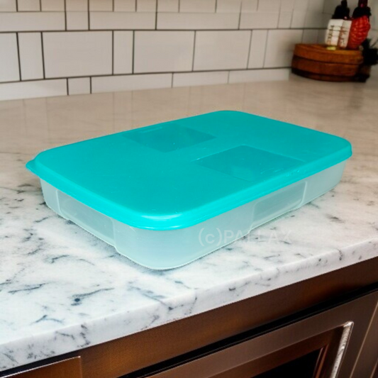 TUPPERWARE A11 KÜHLSCHRANK-SYSTEM BEHÄLTER 650 ML GRÜN VORRATSDOSE