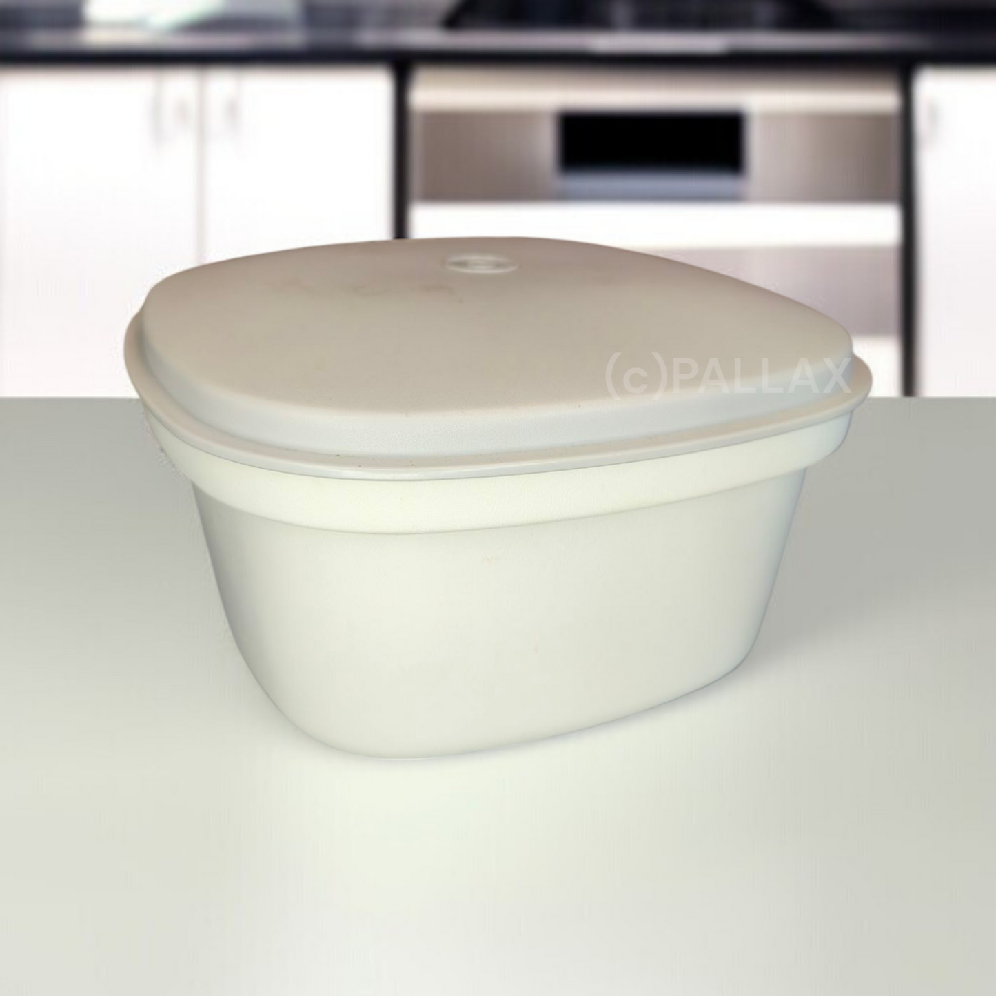 TUPPERWARE C37 SIEB-SERVIERER GRAU WEISS REIS KOCHEN ÜBERBRÜHEN AUFKOCHEN