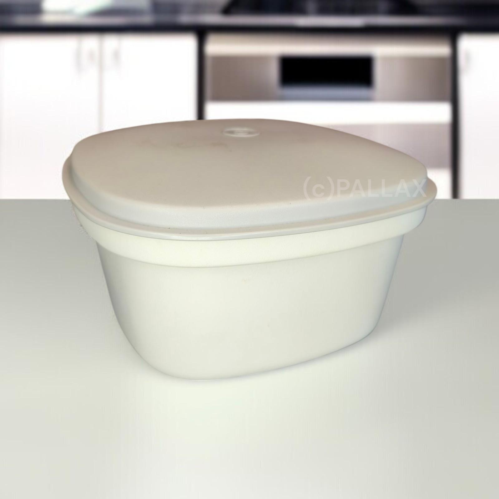 TUPPERWARE C37 SIEB-SERVIERER GRAU WEISS REIS KOCHEN ÜBERBRÜHEN AUFKOCHEN