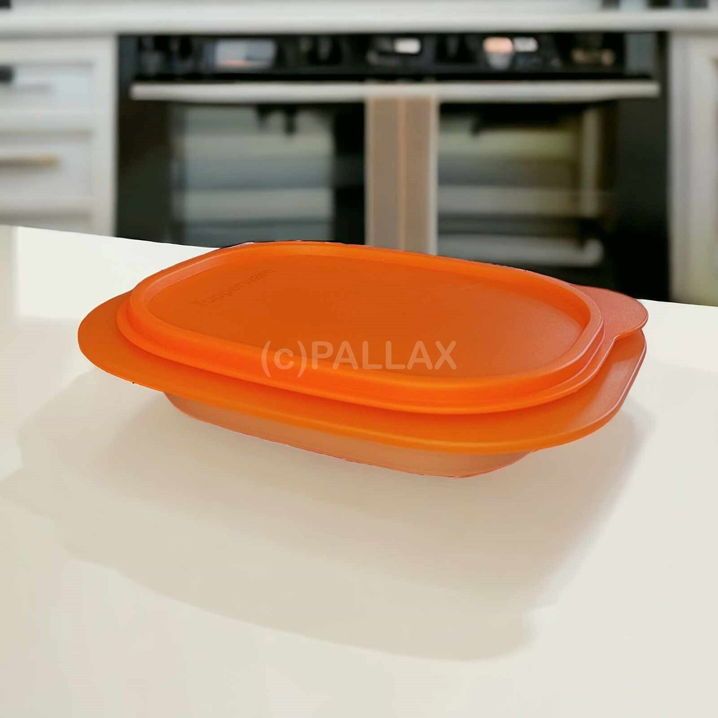 TUPPERWARE B38 MINI-MAX 850 ML RECHTECKIG FALTSCHÜSSEL ORANGE