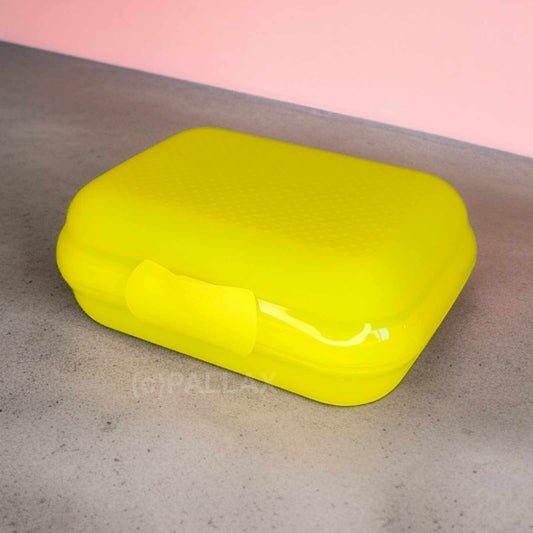 TUPPERWARE A26 TWIN MIT KLICK-VERSCHLUSS GELB BROTDOSE VESPERBOX