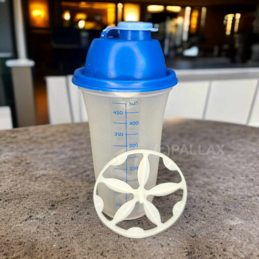 TUPPERWARE D10 MIX-FIX 500 ML BLAU SCHÜTTELBECHER SHAKER MIX-BECHER