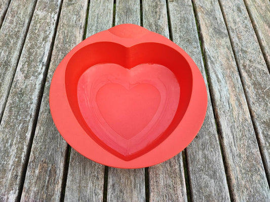 TUPPERWARE SILIKON-FORM HERZ KUCHENFORM