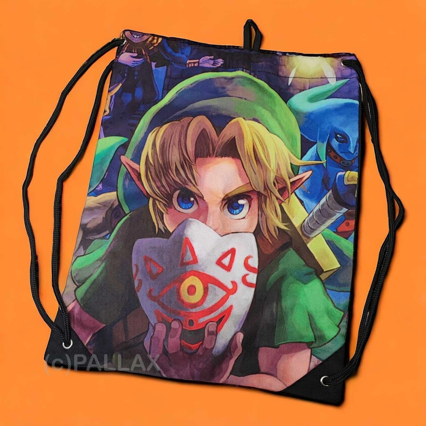 THE LEGEND OF ZELDA TASCHE BEUTEL MIT ZUGBAND MOTIV LINK / NINTENDO