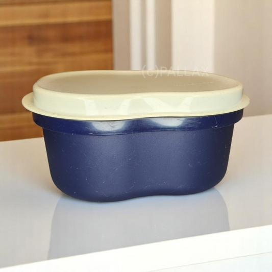 TUPPERWARE A43 KLEINER  LAIBWÄCHTER INDIGO WEISS BROTKORB BRÖTCHEN