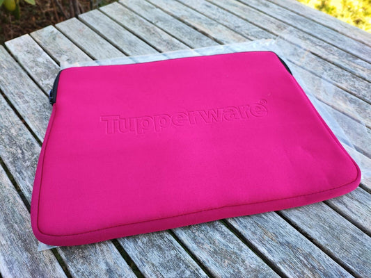TUPPERWARE LAPTOP-SCHUTZTASCHE SCHUTZHÜLLE 40 x 32 CM ROSA